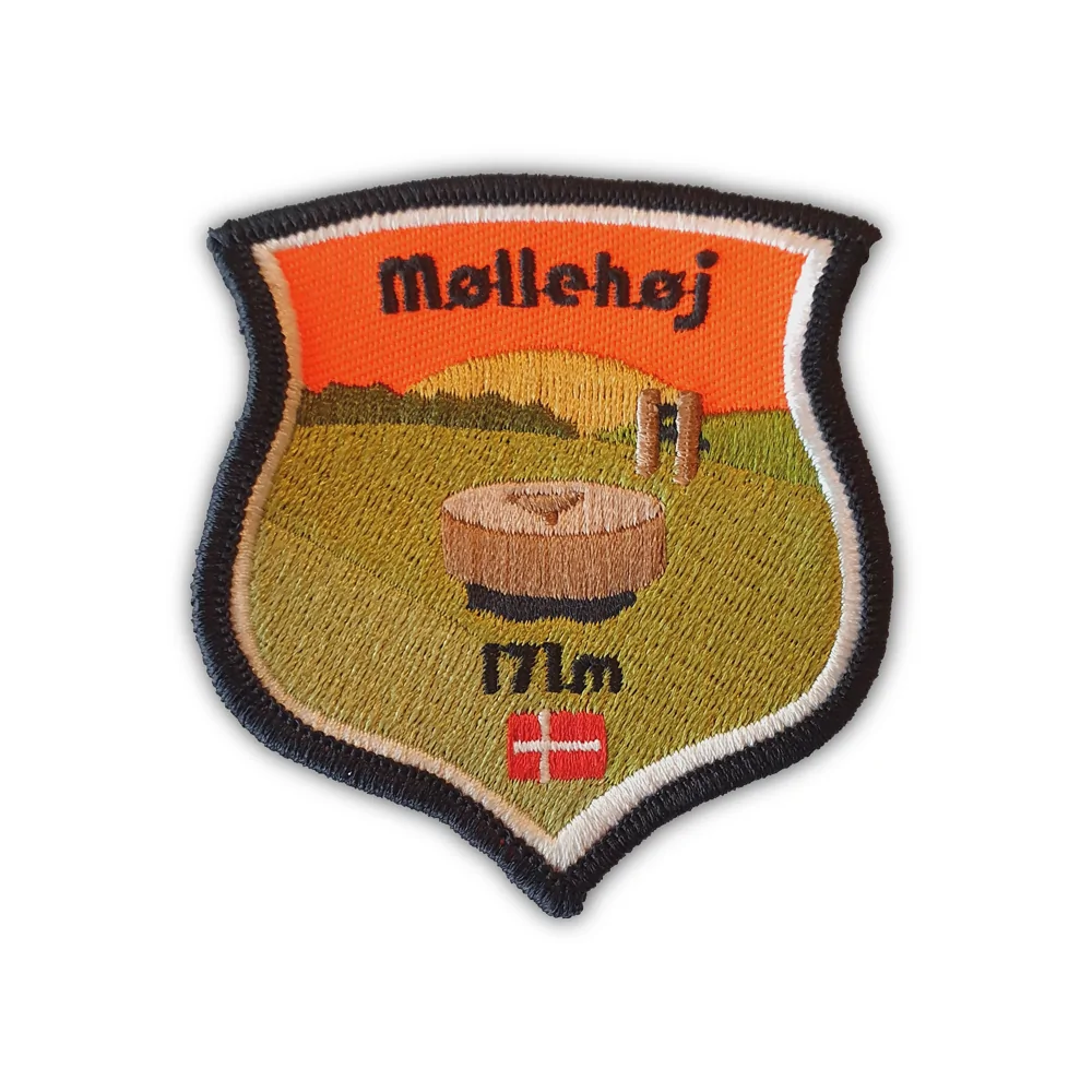 Embroidered Patch Møllehøj - Denmark