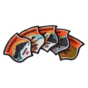 nordens toppar set tygmärke