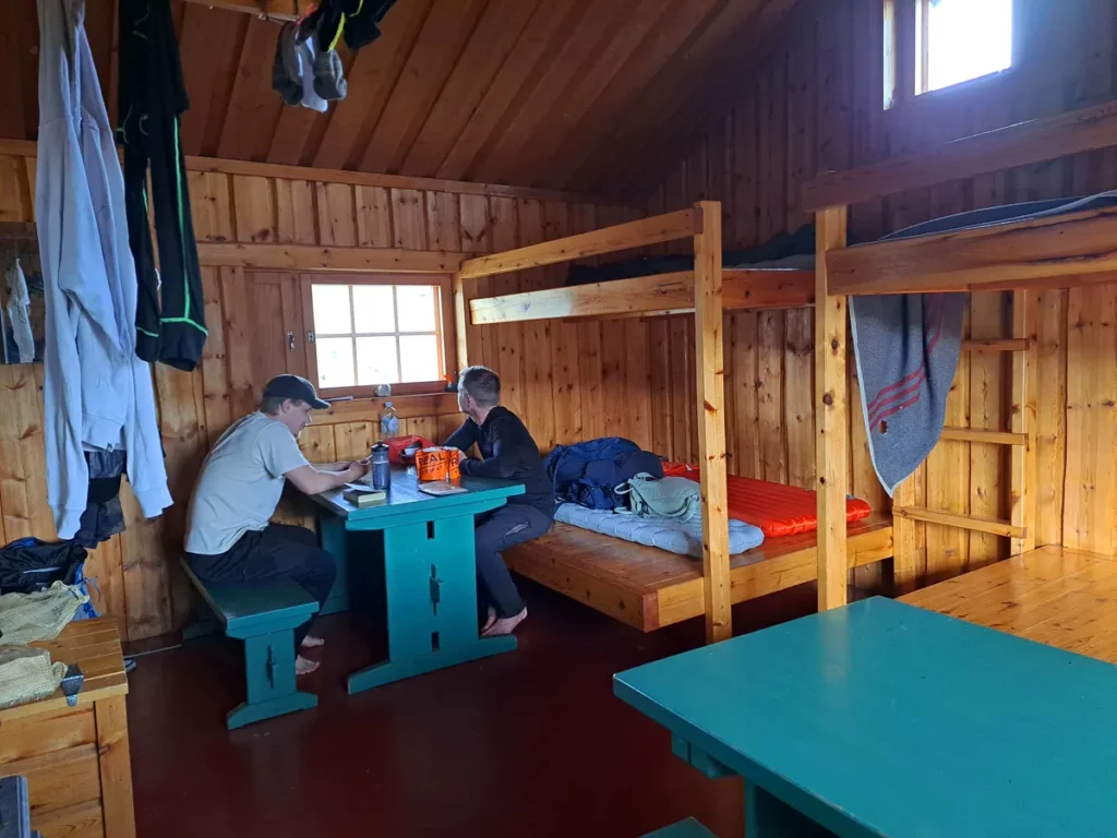 From inside the Halti cabin