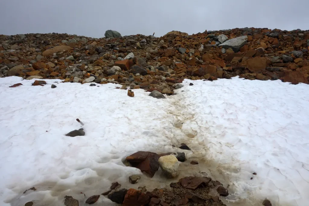 Snow in early August